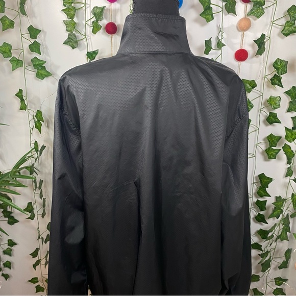 Nike Black The Athletic Department Vintage Windbreaker Lightweight Jacket LARGE - Picture 5 of 12